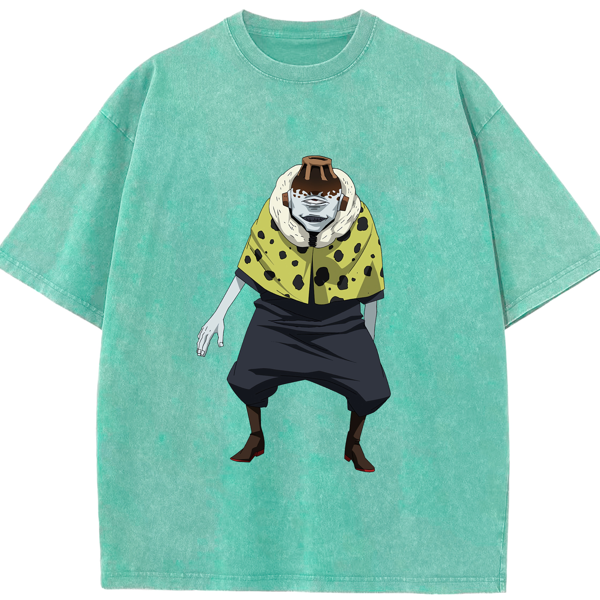 （画像用） 呪術廻戦 Jujutsu Kaisen 綿100% ヴィンテージ風 半袖Tシャツ（フロントプリント）
